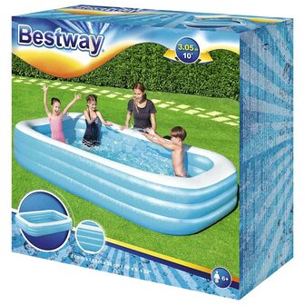 Bestway Zwembad opblaasbaar 305x183x56 cm 9
