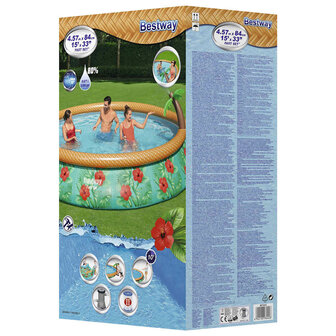 Bestway Fast Set Zwembadset Paradise Palms opblaasbaar 457x84 cm 5