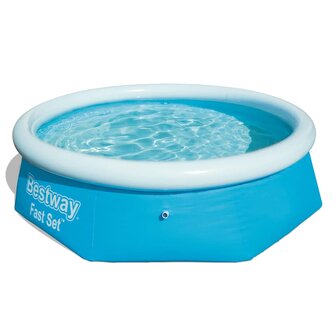 Bestway Zwembad opblaasbaar Fast Set rond 244x66 cm 57265 2