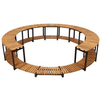 Spa-ombouw 273x53 cm massief acaciahout 5