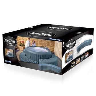 Bestway Omranding voor ronde spa&amp;apos;s Lay-Z-Spa opblaasbaar 7
