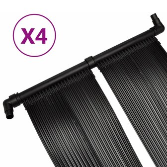 Solarverwarmingspanelen voor zwembad 4 st 80x620 cm 2