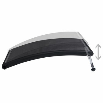 Zwembadverwarmingspaneel solar gebogen 110x65 cm 4