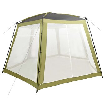 Zwembadtent 500x433x250 cm stof groen 1