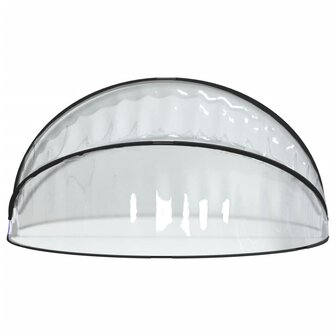 Zwembadoverkapping rond 315x158 cm PVC 5
