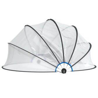 Zwembadoverkapping rond 467x234 cm PVC 3