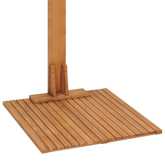 Buitendouche 75x75x210 cm massief teakhout 9