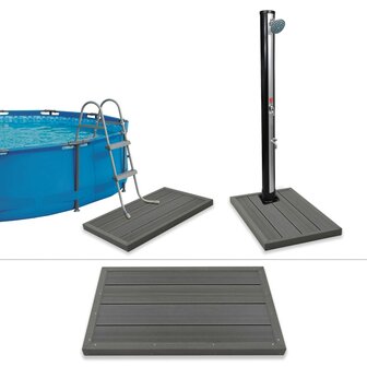 Vloerelement voor solardouche of zwembadladder HKC 1