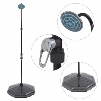 Solar douche 20 L aluminium HDPE 1
