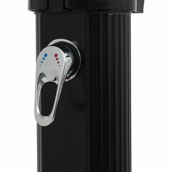 Solardouche inklapbaar 23 L 214 cm zwart 5