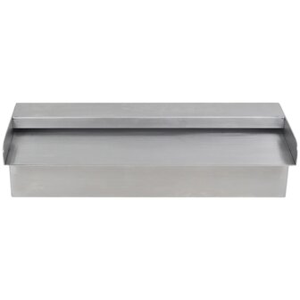 Zwembadwaterval rechthoekig 30 cm roestvrij staal 3