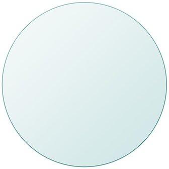 Tafelblad rond 500 mm gehard glas 1