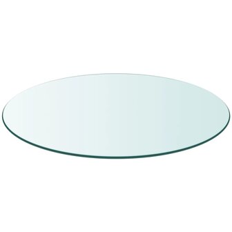 Tafelblad rond 500 mm gehard glas 2