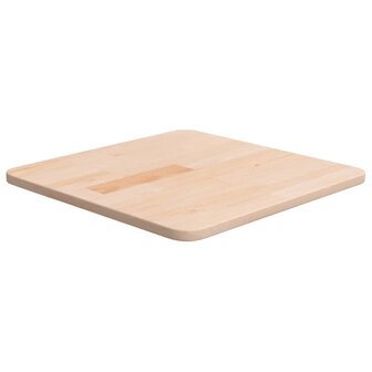 Tafelblad vierkant 40x40x1,5 cm onbehandeld massief eikenhout 1