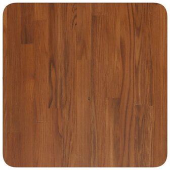 Tafelblad vierkant 40x40x1,5cm behandeld eiken donkerbruin 2