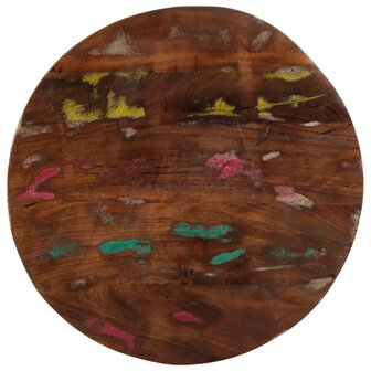 Tafelblad rond &Oslash; 50x1,5 cm massief gerecycled hout 1