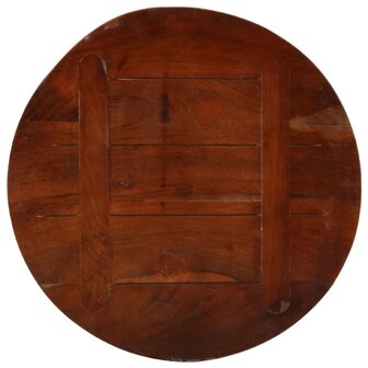 Tafelblad rond &Oslash; 50x1,5 cm massief gerecycled hout 5