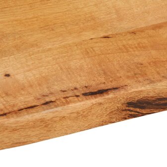 Tafelblad met natuurlijke rand 40x40x2,5 cm massief mangohout 7