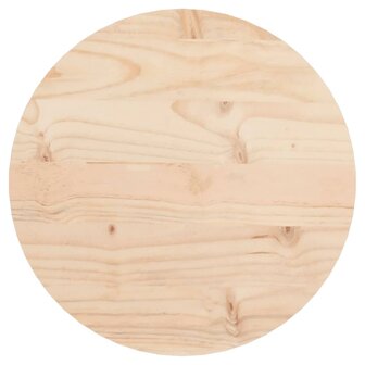Tafelblad rond &Oslash;30x3 cm massief grenenhout 2