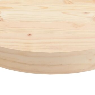 Tafelblad rond &Oslash;30x3 cm massief grenenhout 5