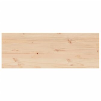 Tafelblad rechthoekig 110x40x1,7 cm massief grenenhout 2