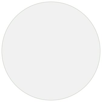 Tafelbeschermer &Oslash;100 cm 1,6 mm PVC transparant 2