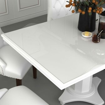 Tafelbeschermer 100x90 cm 2 mm PVC transparant 1