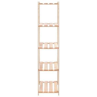 Opbergrek 5-laags 80x38x170 cm massief grenenhout 250 kg 4