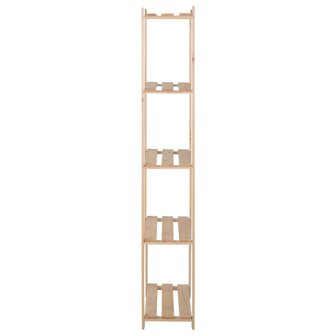 Opbergrek 5-laags 80x28,5x170 cm massief grenenhout 3