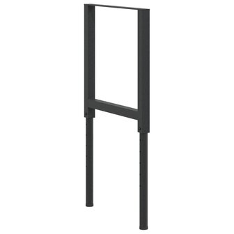 Werkbankframes verstelbaar 2 st 55x(69-95,5) cm metaal zwart 4