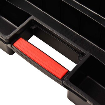Assortimentsdozen 2 st met verdelers 460x325x80 mm kunststof 5