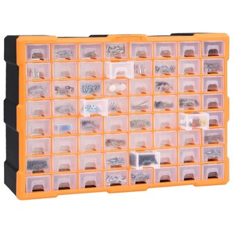 Organiser met 64 lades 52x16x37,5 cm 6