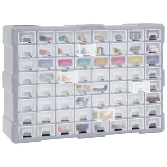 Organiser met 64 lades 52x16x37,5 cm 7