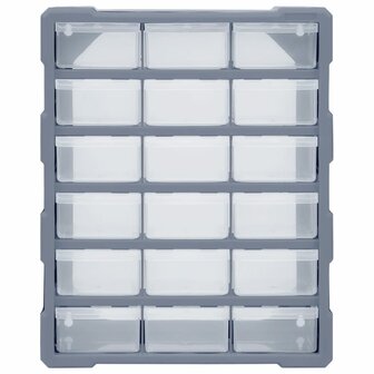 Organiser met 18 medium lades 38x16x47 cm 4