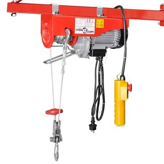 Elektrische lier 1300 W 400/800 kg 1