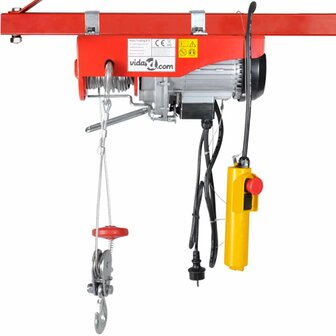 Elektrische lier 1300 W 400/800 kg 2