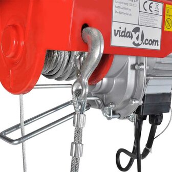Elektrische lier 1300 W 400/800 kg 4