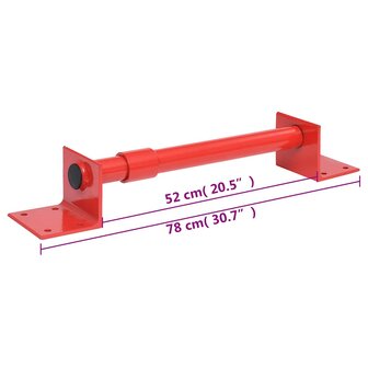 Wandbeugel voor zwenkarm 78 cm 6