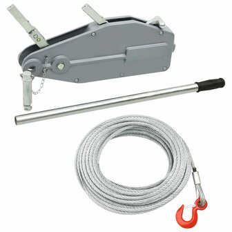 Lier met staalkabel 800 kg 1