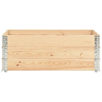 Palletopzetrand 3 st 50x150 cm massief grenenhout 2