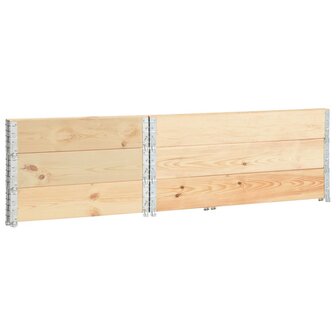 Palletopzetranden 3 st 100x150 cm massief grenenhout 4