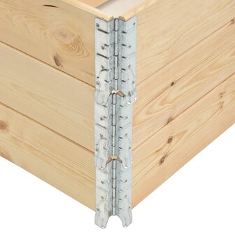 Palletopzetranden 3 st 100x150 cm massief grenenhout 6