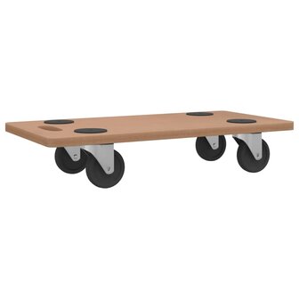 Meubelhondjes 6 st rechthoekig bewerkt hout 6