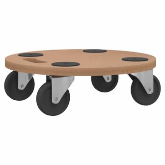 Meubelhondjes 6 st rechthoekig bewerkt hout 6
