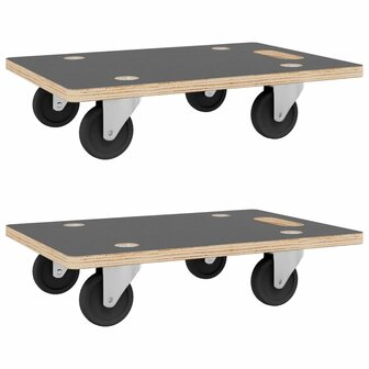 Meubelhondjes 2 st rechthoekig 250 kg 50x35x11,5 cm 2