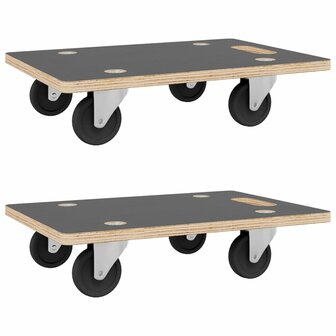 Meubelhondjes 2 st rechthoekig 250 kg 60x40x11,5 cm 2