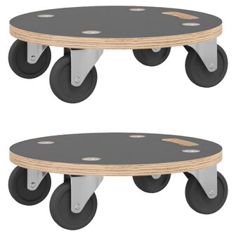 Meubelhondjes 2 st rechthoekig 250 kg &Oslash;38x11,5 cm 2