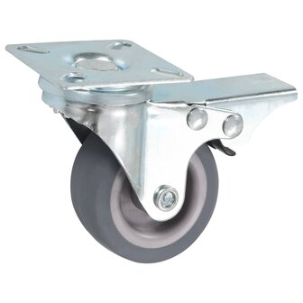 Zwenkwielen met dubbele remmen 4 st 50 mm 3