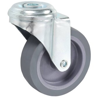 Zwenkwielen met boutgaten 4 st 75 mm 3