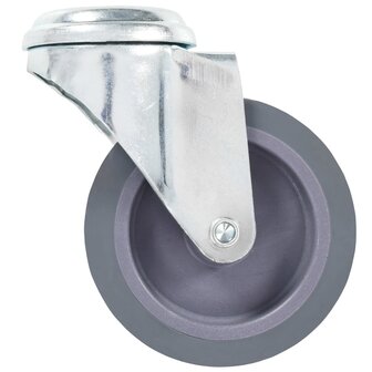Zwenkwielen met boutgaten 4 st 75 mm 4